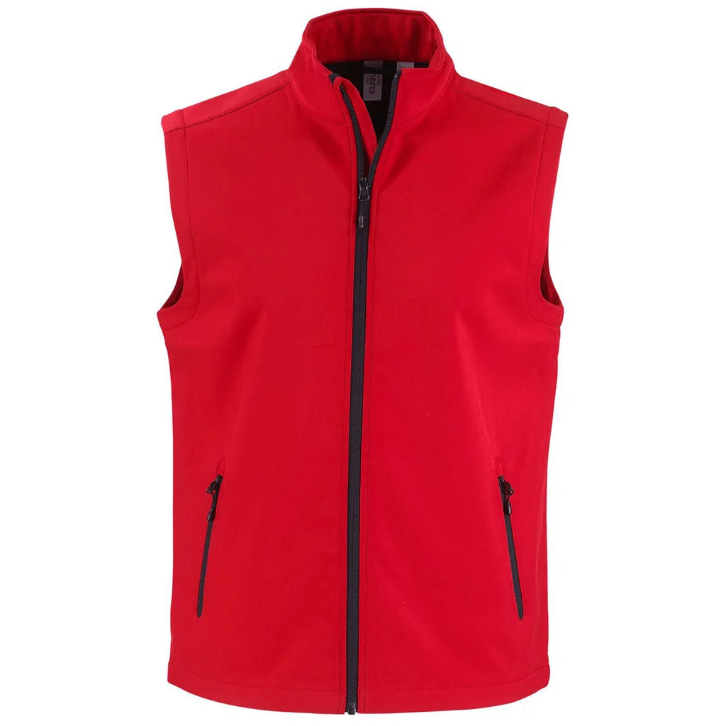 Gilet softshell zippé intégral Clique Tempo Stretch pour homme MQO00085