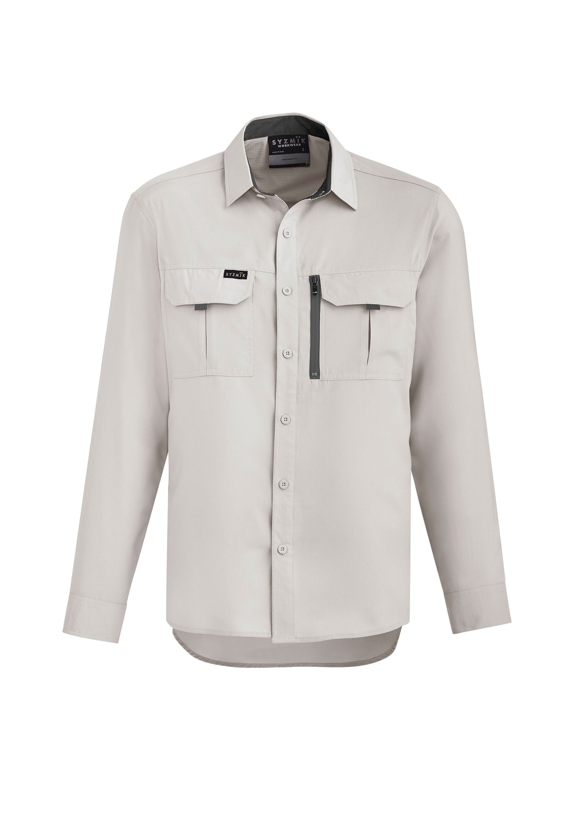 Chemise d’extérieur SYZMIK à manches longues pour hommes