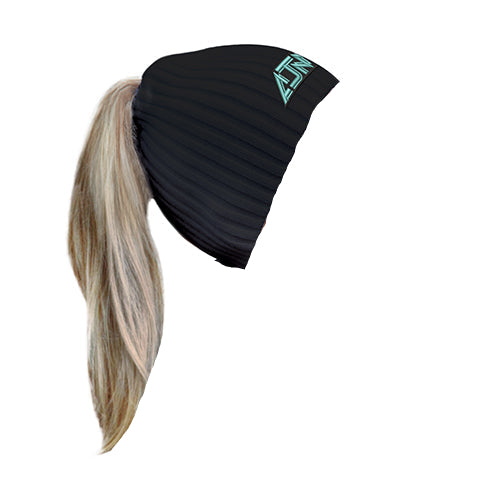 Tuque avec ouverture élastique pour queue de cheval 1K200L