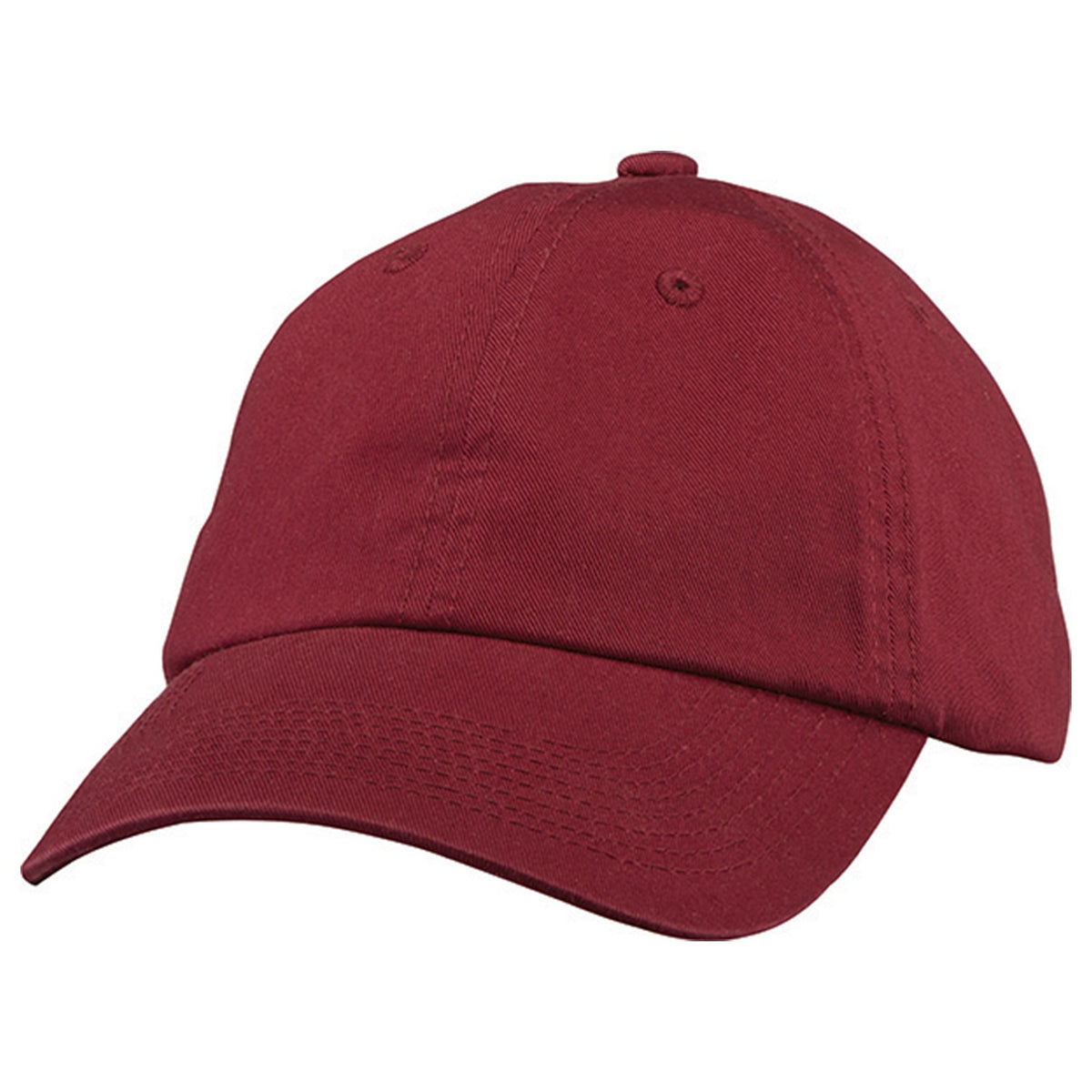 Casquette pleine sergé chino de luxe lavé aux enzymes 6D470M