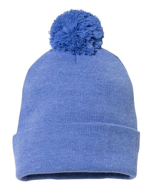 Tuque à pompon et revers 12" SP15
