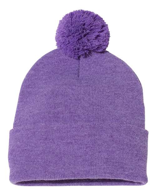 Tuque à pompon et revers 12" SP15