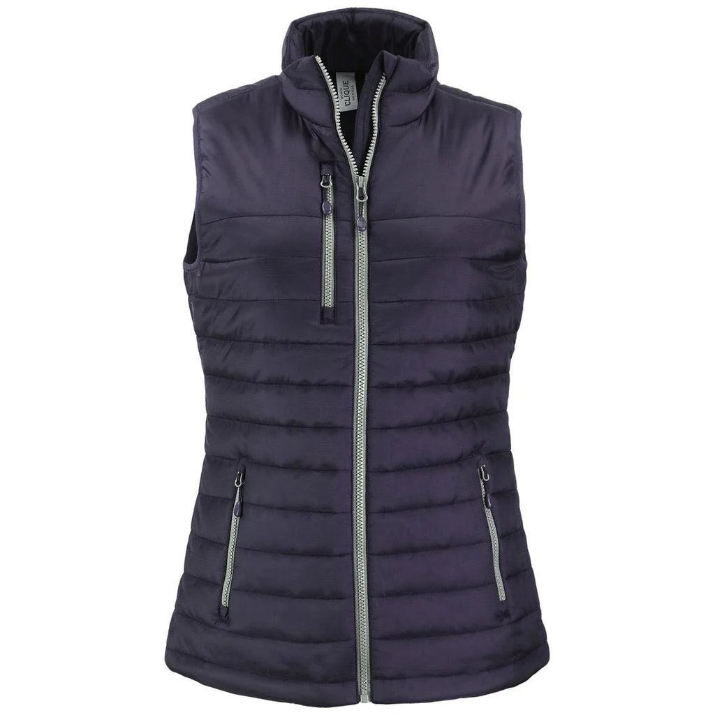 Gilet sans manches zippé Clique Valhalla pour femme, isolé et recyclé  LQO00066