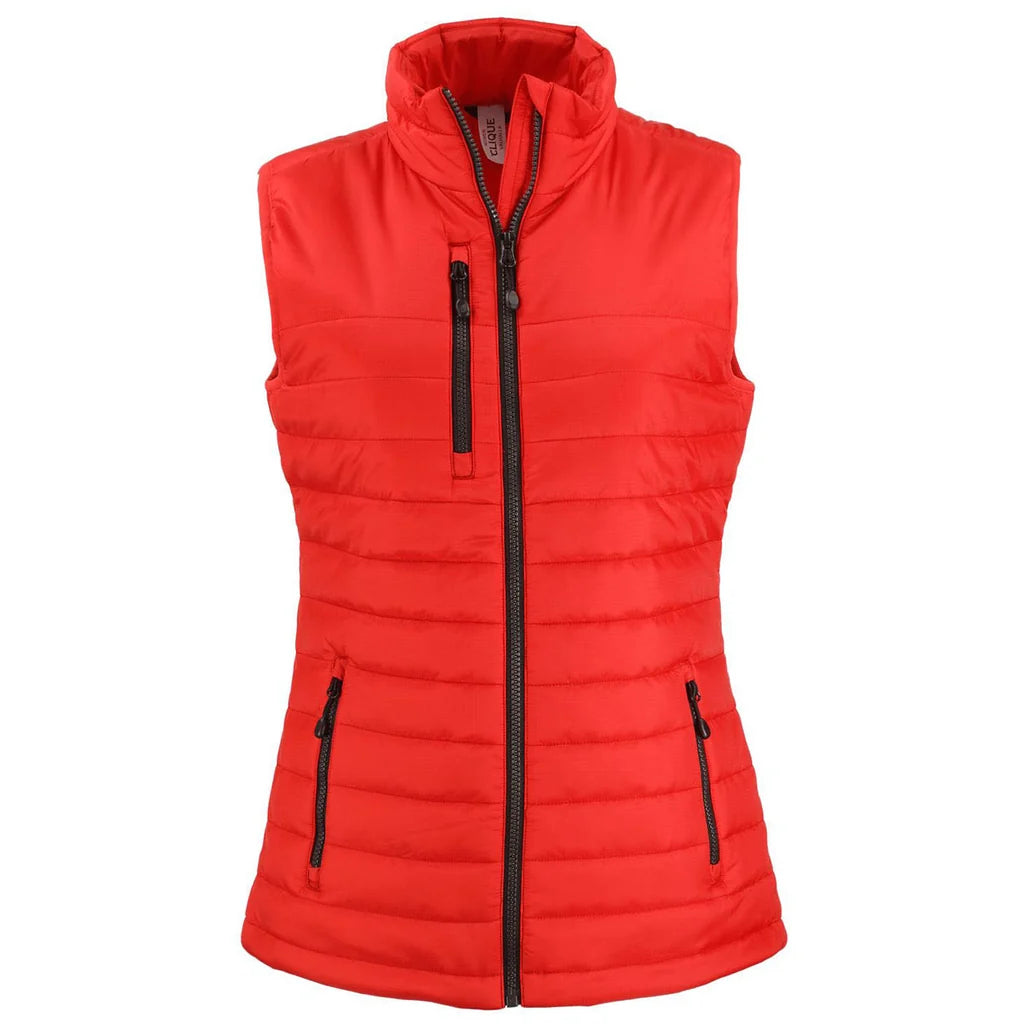 Gilet sans manches zippé Clique Valhalla pour femme, isolé et recyclé  LQO00066