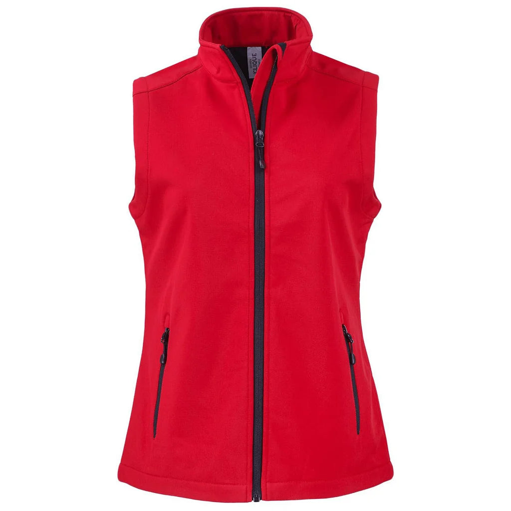 Gilet zippé intégral Clique Tempo en softshell stretch recyclé pour femme  LQO00069