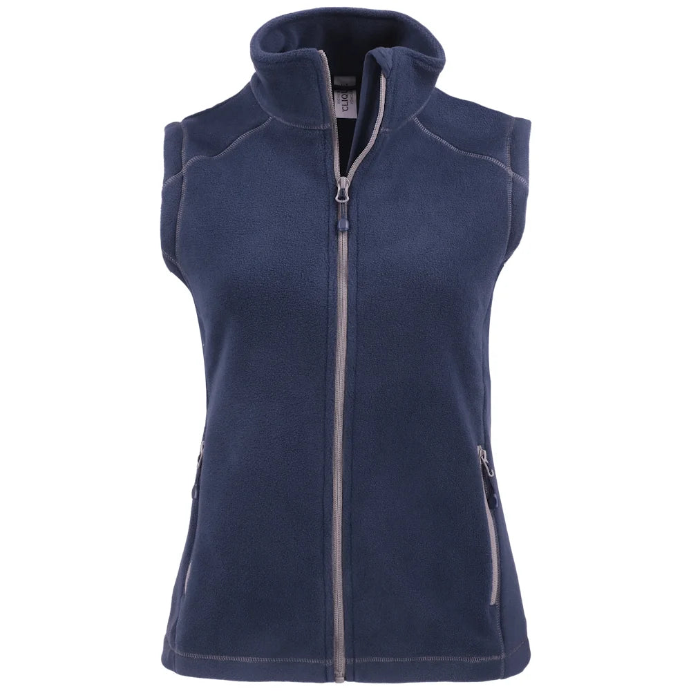 Gilet zippé intégral en polaire recyclée Clique Powder pour femme LQO00074