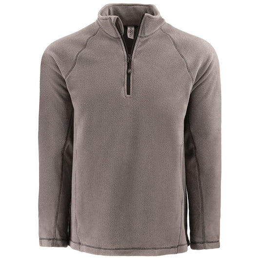 Sweat-shirt à demi-zip en polaire recyclée Clique Powder pour homme MQO00087