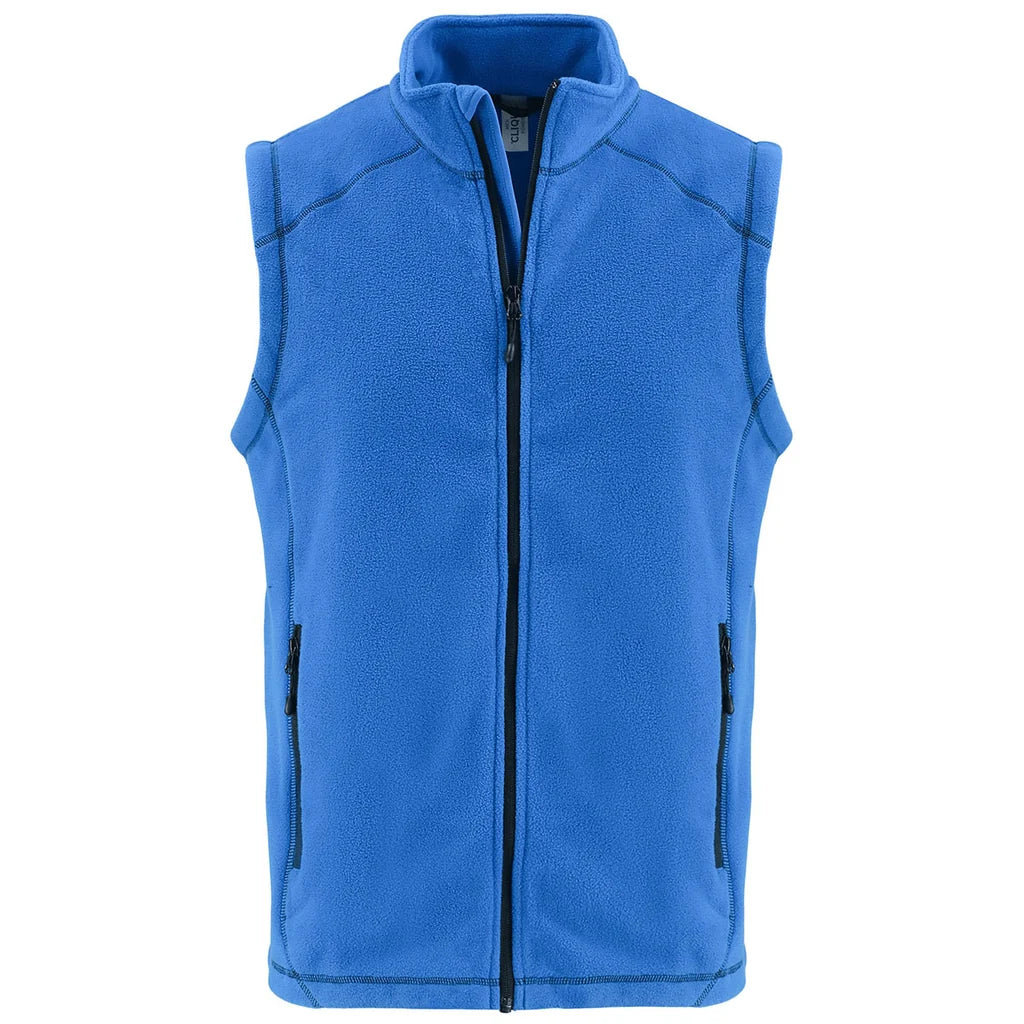 Gilet zippé intégral en polaire recyclée Clique Powder pour homme MQO00089