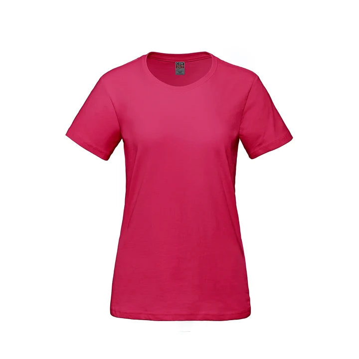 T-shirt 24/7 Parkour à col rond femme en coton peigné filé à l'anneau S05611