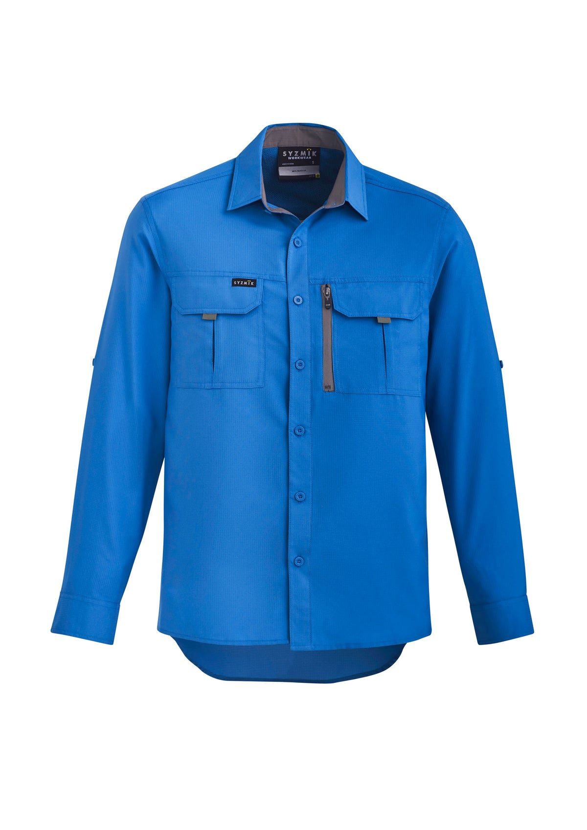 Chemise d’extérieur SYZMIK à manches longues pour hommes