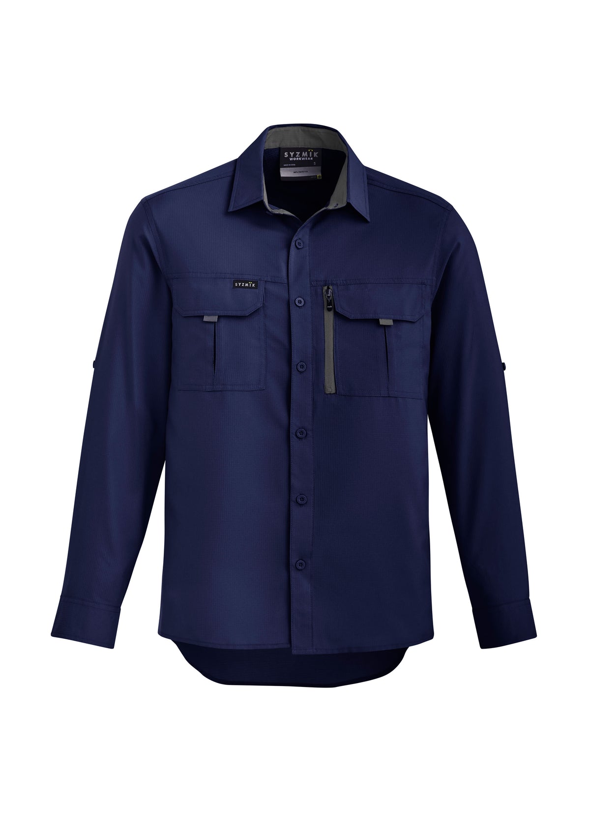 Chemise d’extérieur SYZMIK à manches longues pour hommes