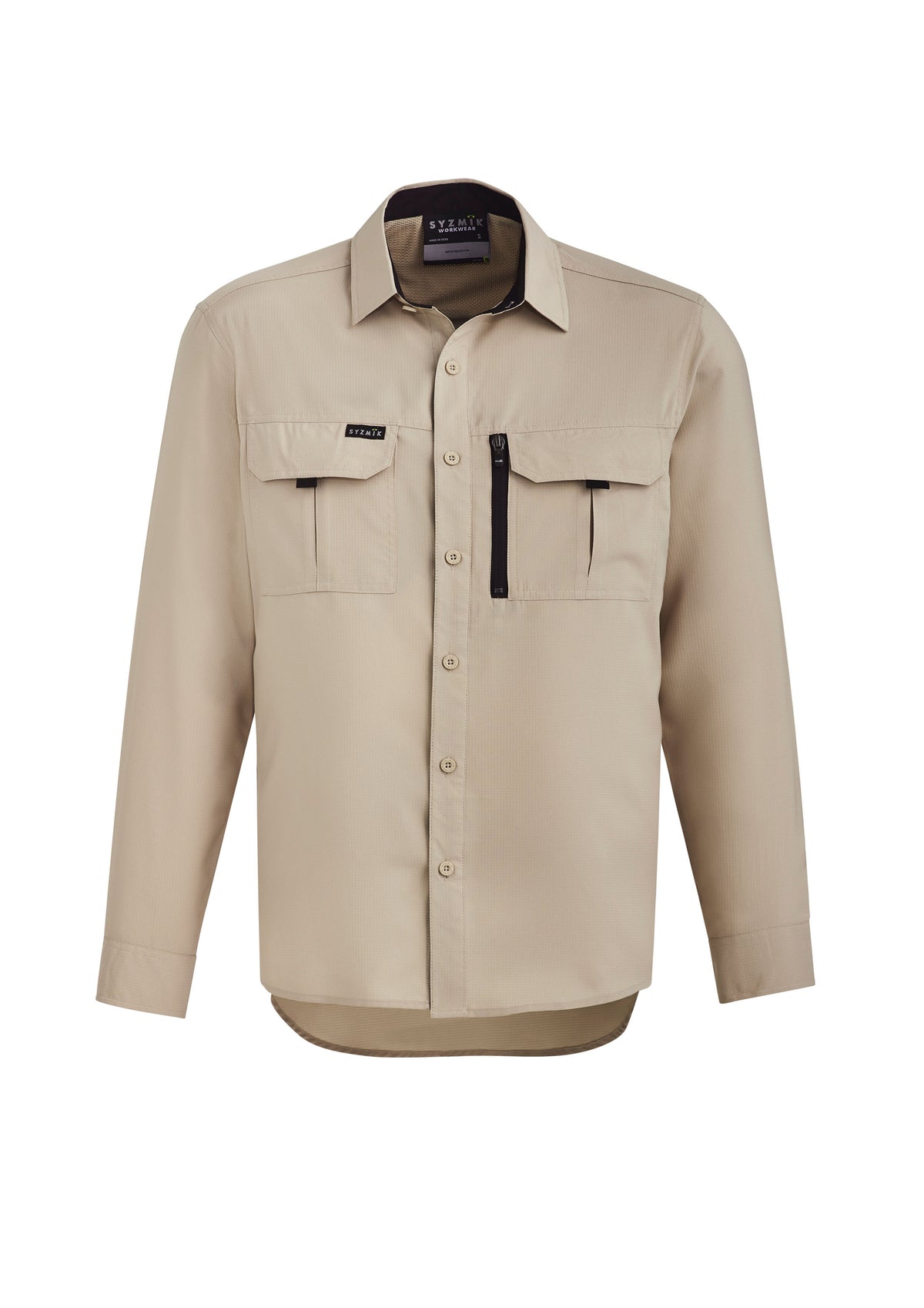 Chemise d’extérieur SYZMIK à manches longues pour hommes