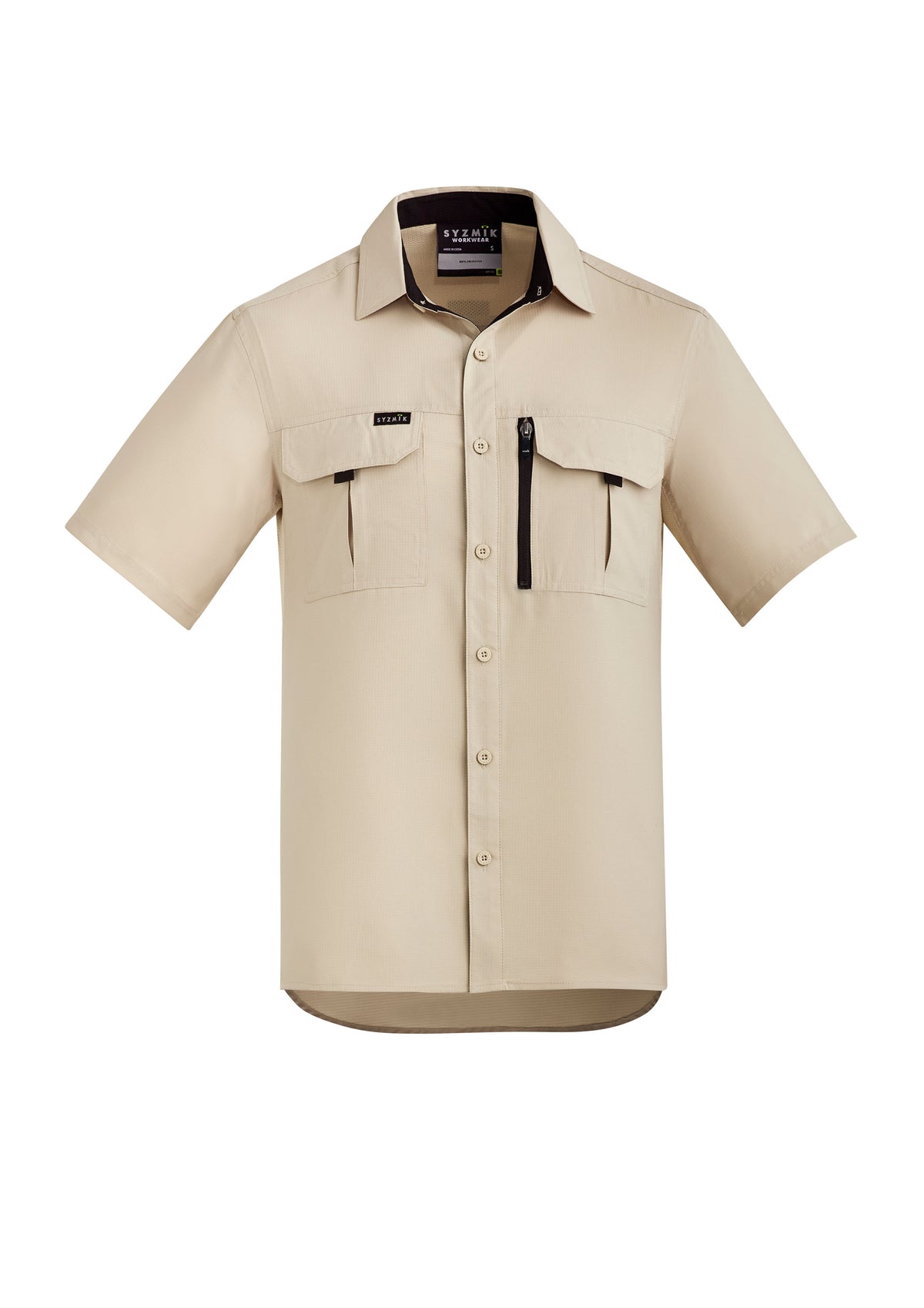 Chemise SYZMIK à manches courtes d'extérieur pour hommes