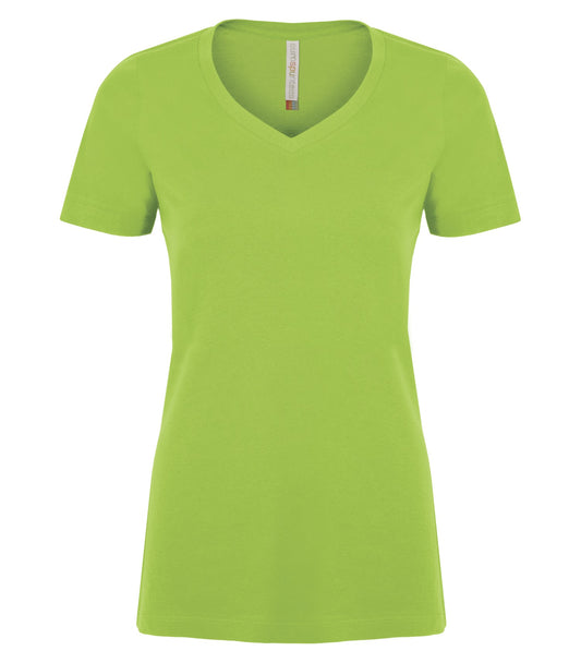 T-shirt ATC 8001L col en V Femmes