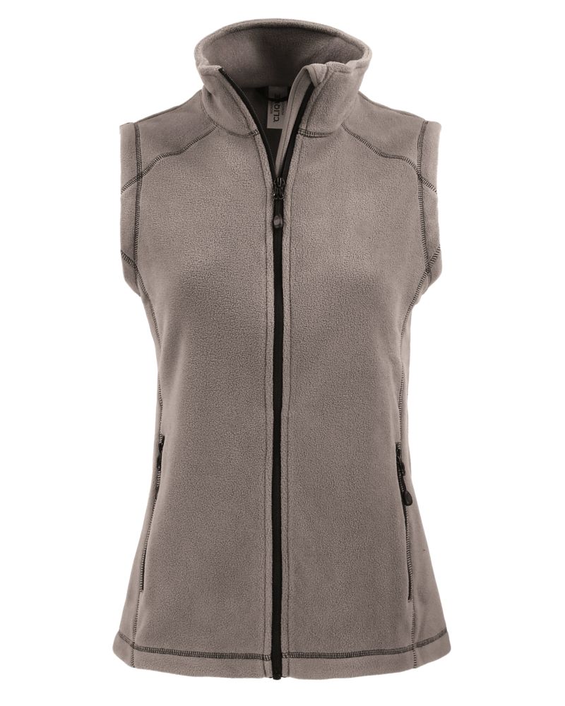 Gilet zippé intégral en polaire recyclée Clique Powder pour femme LQO00074