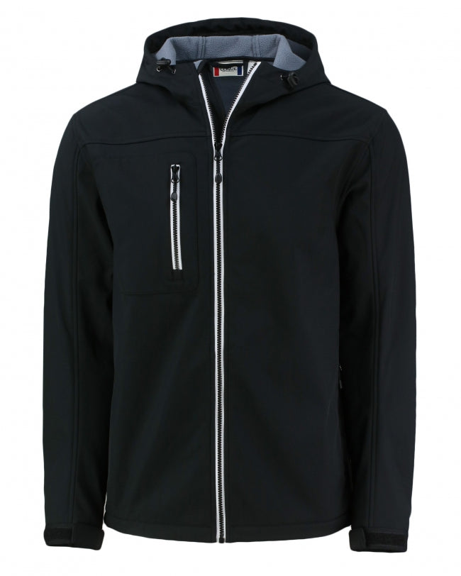 Veste à capuche pour homme Clique Telemark Eco Stretch Softshell Full Zip MQO00075