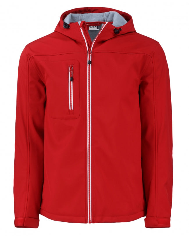 Veste à capuche pour homme Clique Telemark Eco Stretch Softshell Full Zip MQO00075