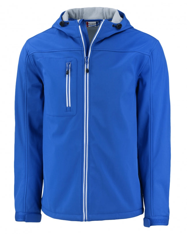 Veste à capuche pour homme Clique Telemark Eco Stretch Softshell Full Zip MQO00075