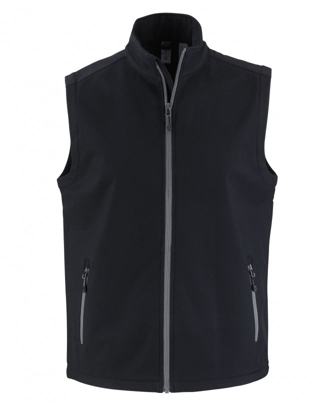 Gilet softshell zippé intégral Clique Tempo Stretch pour homme MQO00085