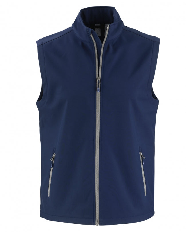 Gilet softshell zippé intégral Clique Tempo Stretch pour homme MQO00085