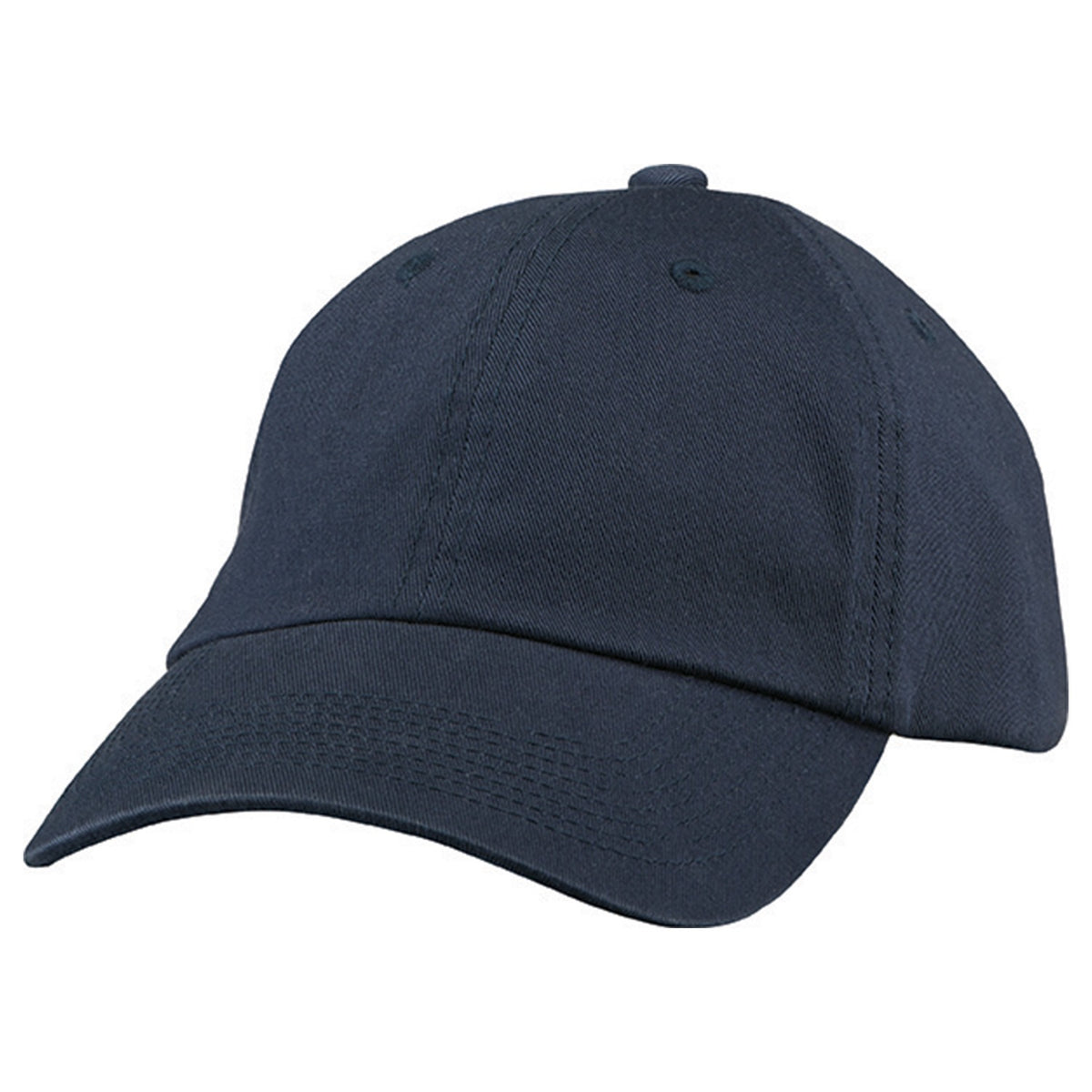 Casquette pleine sergé chino de luxe lavé aux enzymes 6D470M