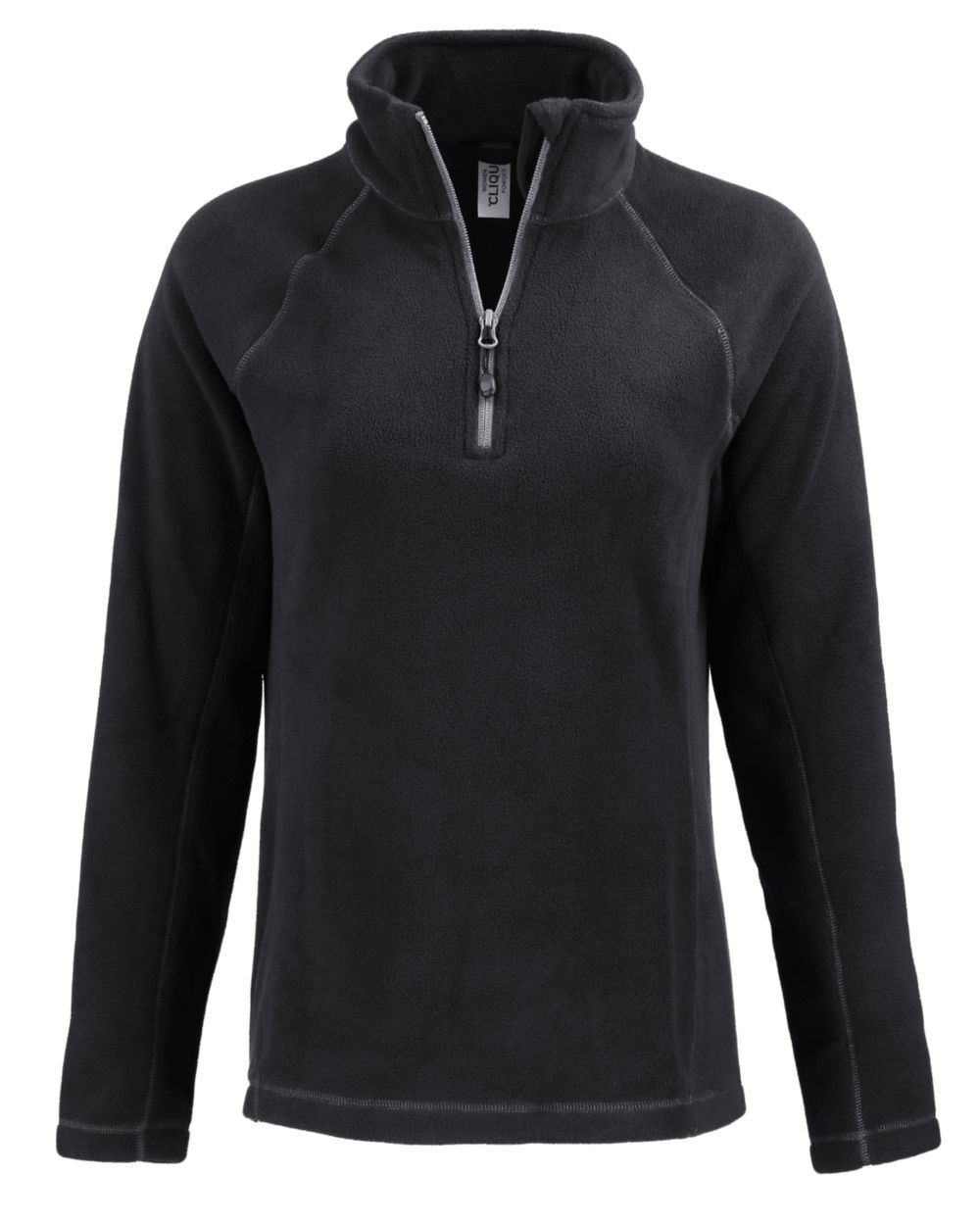 Sweat-shirt à demi-zip en polaire recyclée Clique Powder pour femme LQO00072