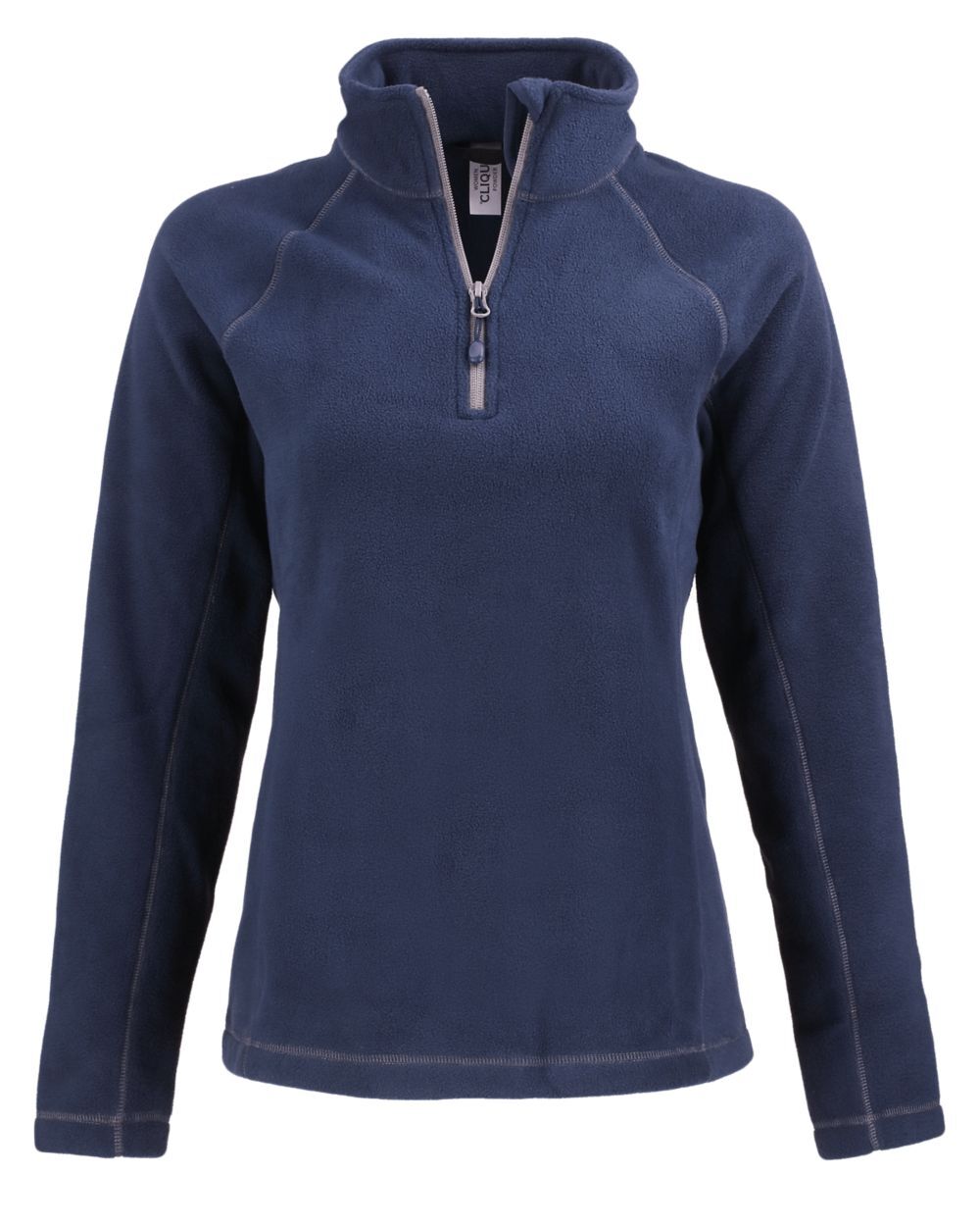Sweat-shirt à demi-zip en polaire recyclée Clique Powder pour femme LQO00072